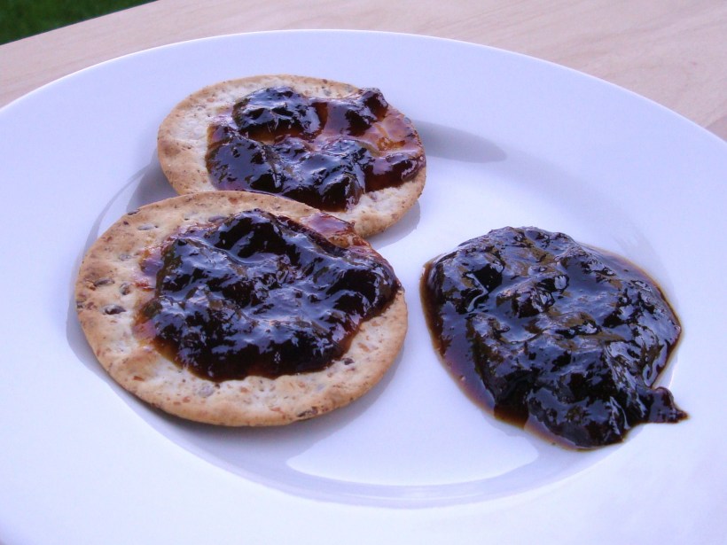 prune spread on crackers