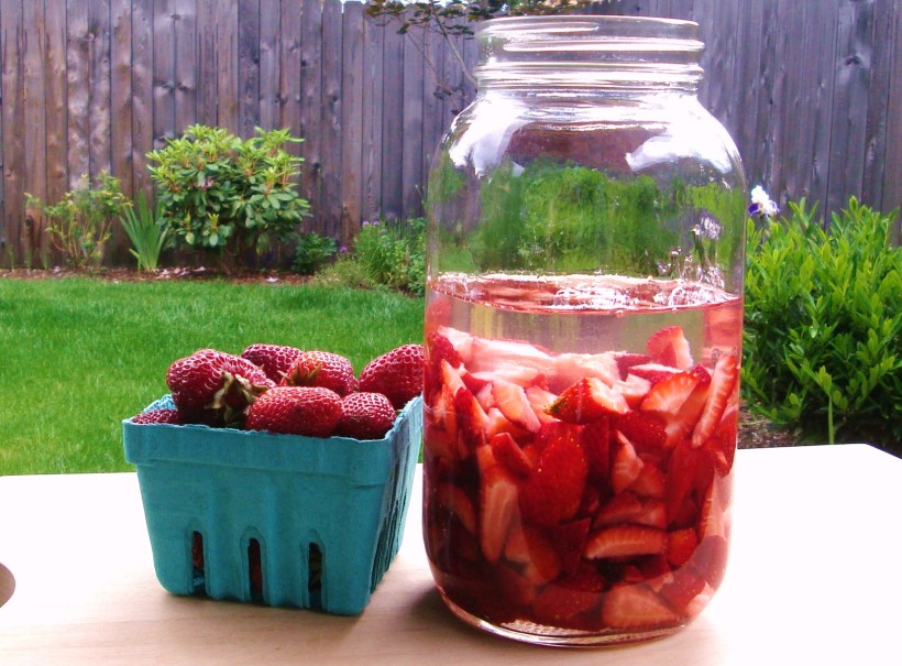 Strawberries and rum